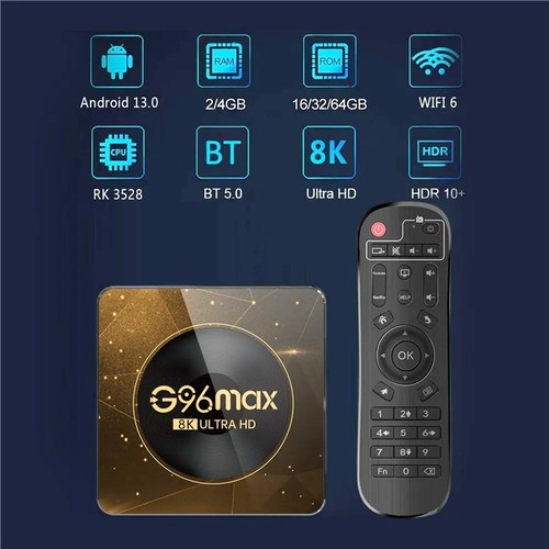 G96 MAX RK3528 Android 13 TV Box AU