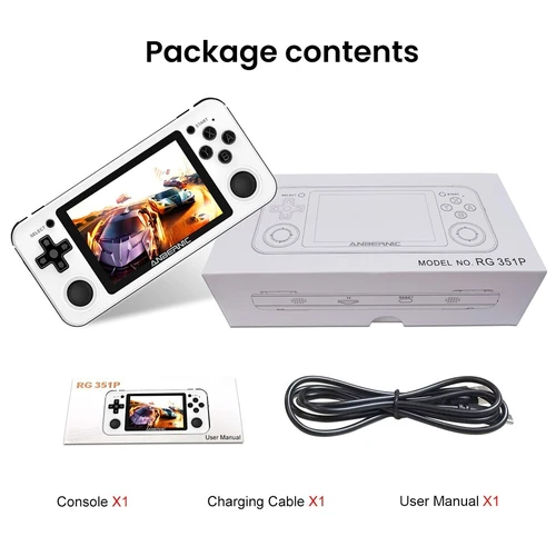 ANBERNIC RG351P Game Console 64GB White