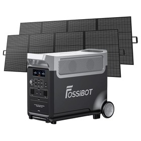 Fossibot F3600 kraftværk + 2 x FOSSiBOT SP420 solpanel