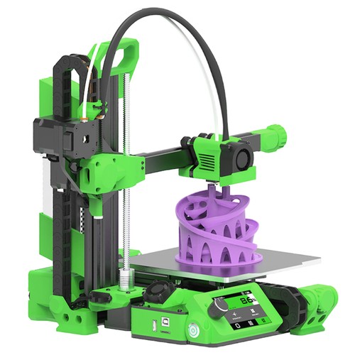 Lerdge iX 3D Printer Kit, 0.1mm Printing Accuracy, 200mm/s Printing Speed, PEI Flexible Sheet, 3.5 inch IPS Touch Screen, TMC2226 Silent Driver, Resume Printing, Full-Metal Extruder, 180*180*180mm, V3.0 Version – Green