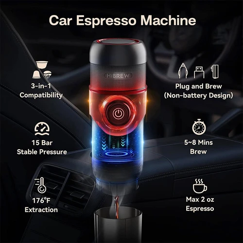 Portable Coffee Maker 12v Mini Handheld Coffee Maker Usb Car