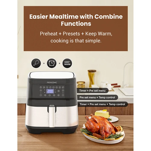 Electric Fryer Without Oil, Proscenic T21 Air Fryer