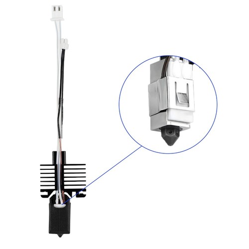 TVÅ TRÄD Bambu Lab X1/P1P uppgraderingspaket (Hotend Kit 0,4 mm mässingsmunstycke 0,6 mm mässingsmunstycke)