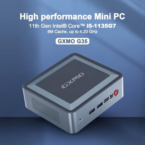 GXMO G35 Mini-PC Windows 11 Pro, Intel Core i5 Intel UHD-Grafik, 16 GB DDR4 1 TB SSD, 2,4 GB
