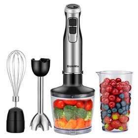 BioloMix BHB1200 4 in 1 1200W Handheld Blender