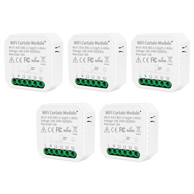 5Pcs WHD09 Tuya WiFi Smart Curtain Switch Controller