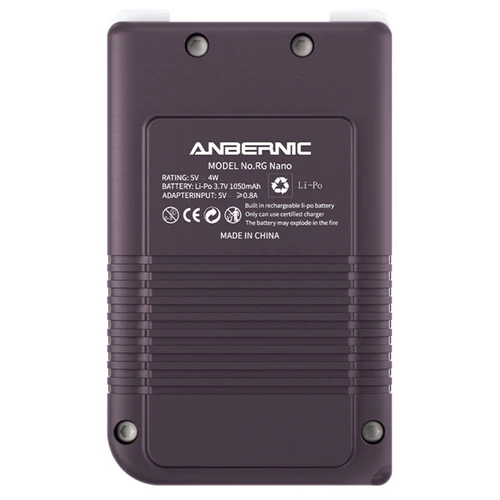 ANBERNIC RG Nano Game Console 128GB Purple