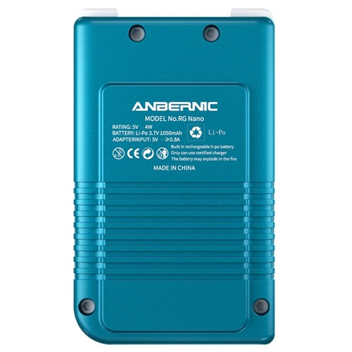 ANBERNIC RG Nano Handheld Game Console 64GB TF Card Blue