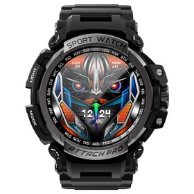 LOKMAT ATTACK Pro Smartwatch Schwarz