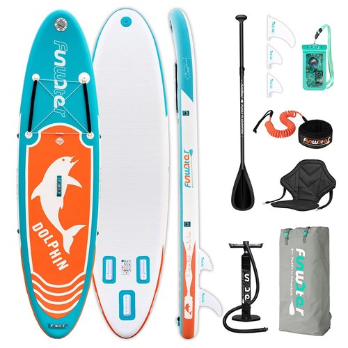 FunWater NEUES TIKI SUPFW05A Aufblasbares Stand-Up-Paddle-Board 10,6'' lang 33' breit 6' dick