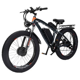 GUNAI GN88 Electric Bike 26 inch 2*1000W Motors 48V 22Ah 55km/h Speed