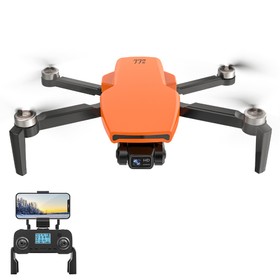 ZLL SG108 Pro RC Drone 1 Baterai Oranye