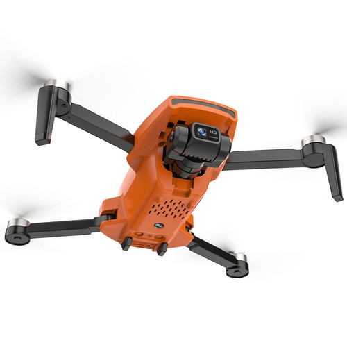 ZLL SG108 PRO RC Drohne 5G WIFI GPS 4K HD Kamera 2-Achsen Gimbal Bürstenloser Quadcopter 2 Batterien (Orange)