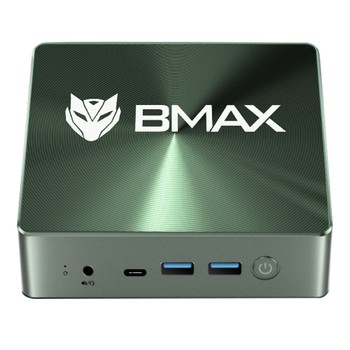 BMAX B6 Plus Mini PC, Intel Core i3-1000NG4 up to 3.2GHz, 12GB LPDDR4 512GB SSD, 2xHDMI Full Feature Type-C 4K Triple Display, 3xUSB3.0 1000Mbps RJ45 LAN, Wi-Fi 5 BT 4.2 3.5mm Audio, Windows 11 Pro - EU