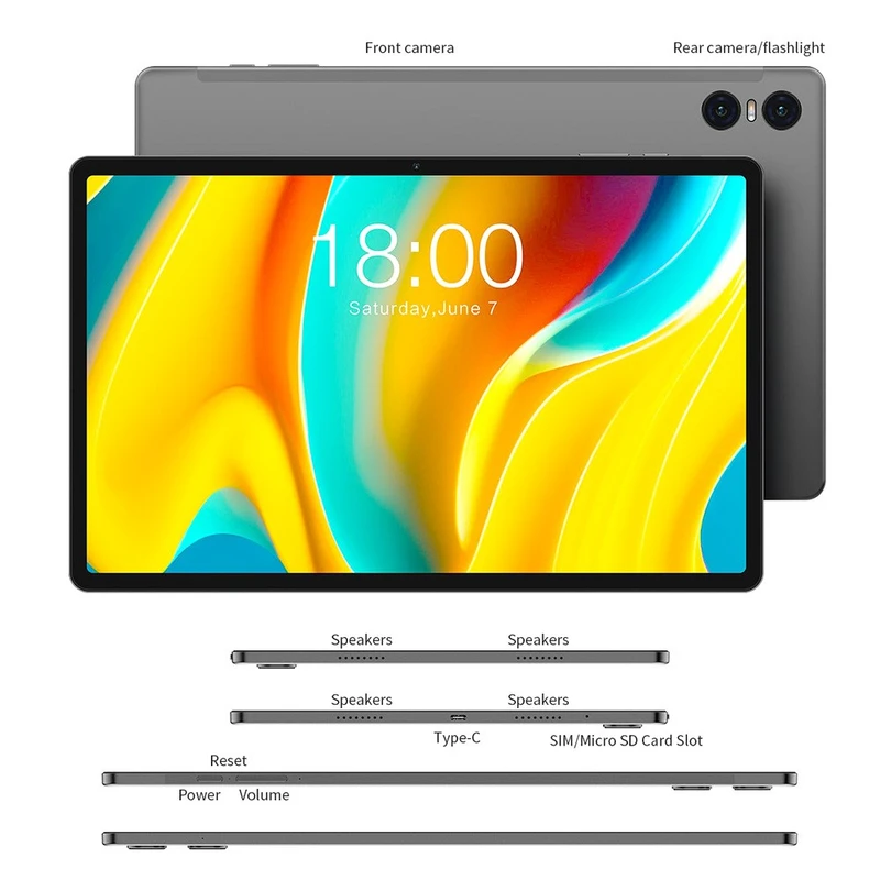 Teclast T50 Pro 11in 2K Tablet 8GB RAM 256GB ROM