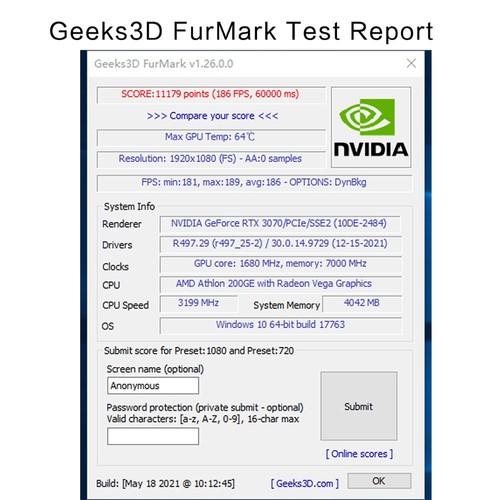 51RISC Graphics Card RTX3070 8GB