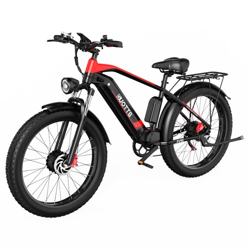 DUOTTS F26 Electric Bike 26 Inch 55Km/h 20Ah 750W*2 Dual Motors Black ...