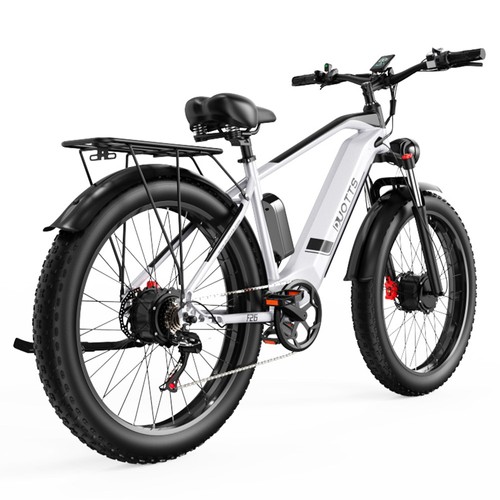 DUOTTS F26 Electric Bike 26 Inch 55Km/h 20Ah 750W*2 Dual Motors Silver