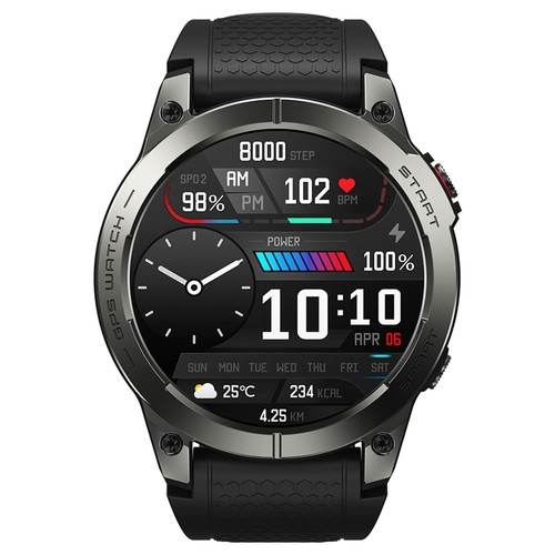 Zeblaze Stratos 3 GPS Smartwatch Black