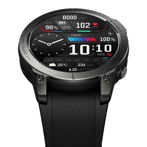 Zeblaze Stratos 3 GPS Smartwatch Black