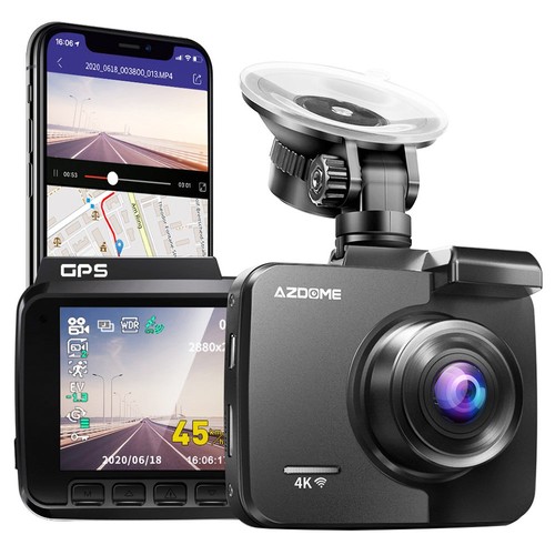 AZDOME GS63H 4K Dash Cam Built-in Wi-Fi & GPS 32GB