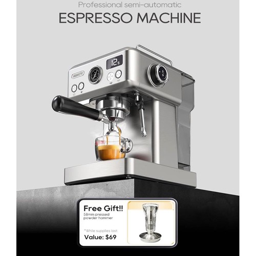 HiBREW H10A halvautomatisk espressomaskin