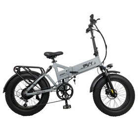 إطارات PVY Z20 Plus E-Bike 20 بوصة 48 فولت 1000 وات 16.5 أمبير / ساعة 50 كم / ساعة رمادي