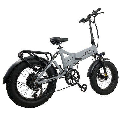 PVY Z20 Plus E-Bike 20 tums däck 48V 1000W 16,5Ah 50km/h Hastighet Grå