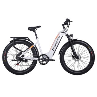 Shengmilo MX06 Electric Off-road Bike, 26*3.0 inch All-Terrain Fat Tires 500W Bafang Motor 42km/h Max Speed 48V 17.5Ah Samsung Battery 50-90km Range