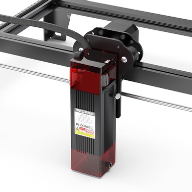 Mecpow X3 Laser Engraver, 5W Laser Power, Fixed-Focus, 0.01mm Accuracy, 10000 mm/min Engraving Speed, Safety Lock, Emergency Stop, Flame Detection, Gyroscope Sensor, 410x400mm - EU Plug