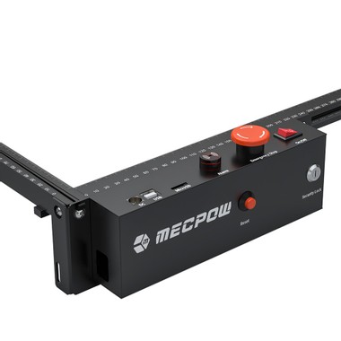 Mecpow X3 Laser Engraver, 5W Laser Power, Fixed-Focus, 0.01mm Accuracy, 10000 mm/min Engraving Speed, Safety Lock, Emergency Stop, Flame Detection, Gyroscope Sensor, 410x400mm - EU Plug