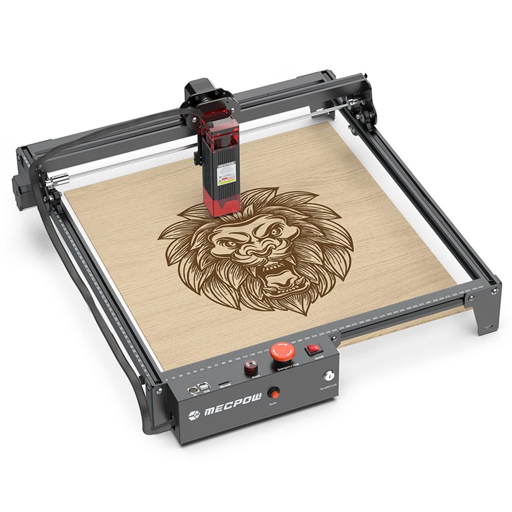 Image of Graveur laser Mecpow X3 5W G3 Pro Rouleau rotatif Lit laser H44