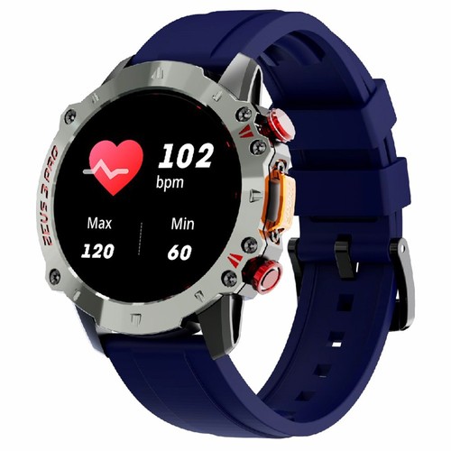 LOKMAT ZEUS 3 Pro Smartwatch 1.39 TFT-skärm Hjärtfrekvens, Blodtryck, SpO2 Monitor Bluetooth 5.1 - Blå