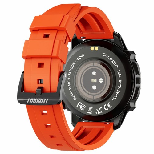 LOKMAT ZEUS 3 Pro Smartwatch 1.39 TFT-skärm Hjärtfrekvens, Blodtryck, SpO2 Monitor Bluetooth 5.1 - Orange