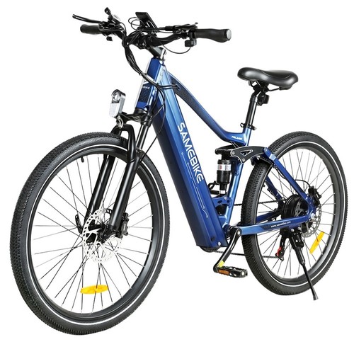 Samebike XD26-II Elektrofahrrad, 750 W Motor, 40 km/h Geschwindigkeit, 48 V, 14 Ah, Blau