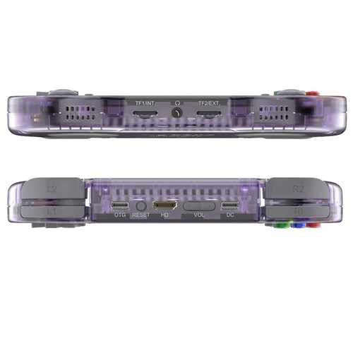 Anbernic RG353PS クリアパープル 中古 microSD16GB ANBERNIC RG353PS Game Console 1GB LPDDR4 16GB TF Linux Purple