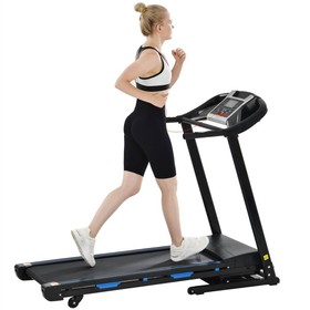 <Videos can be provided> Electric treadmill with motorized inclines, Bluetooth APP and MP3.