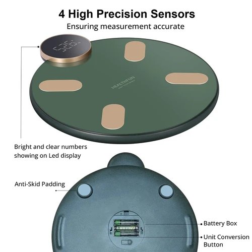 Healthfun Smart Bluetooth Body Scale, 13 Body Data 