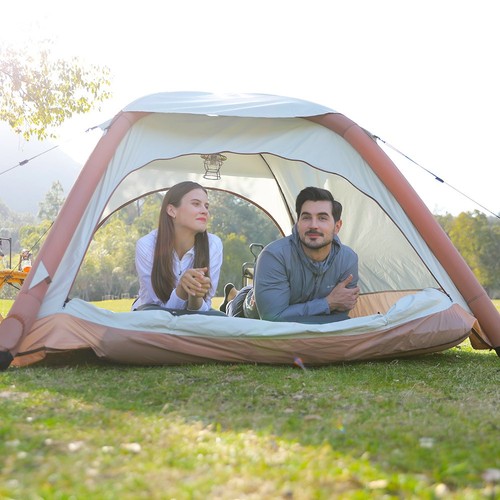 Στα €119.99 χαμηλότερη τιμή ως σήμερα από αποθήκη Ευρώπης Geekbuying | Aerogogo ZT1 Air Tent One-button Automatic Self-inflating Camping Tent Ultra-Light & Portable Waterproof Camping Hiking Tent