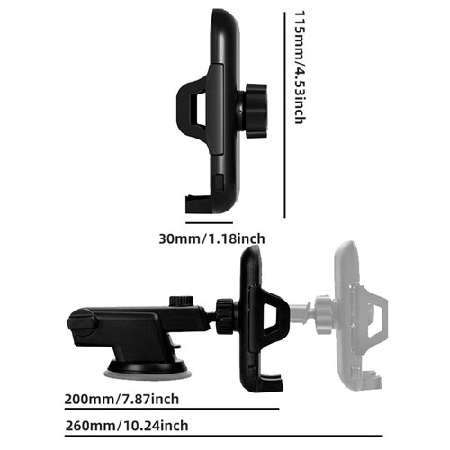 Auto-Universal-Freisprech-Saugnapf-Handyhalter für das Armaturenbrett, Lüftungsschlitze, Auto-Handyhalterung