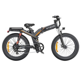 دراجة كهربائية ENGWE X24 بقوة 1000 وات محرك 48 فولت 29.2 أمبير بطارية 50 كم / ساعة أسود