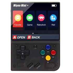 MIYOO Mini + herná konzola 64 GB čierna