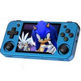 ANBERNIC RG353M gameconsole, Android 32GB Linux 16GB, 64GB TF-kaart met 15000 games, maanlichtstreaming - blauw