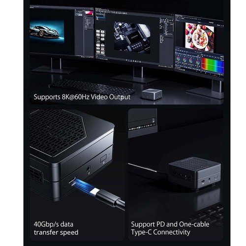MINISFORUM EM680 512GB 本体のみ 8cm角の手のひらPC『Minisforum EM680』発売。ゲーミングUMPCの