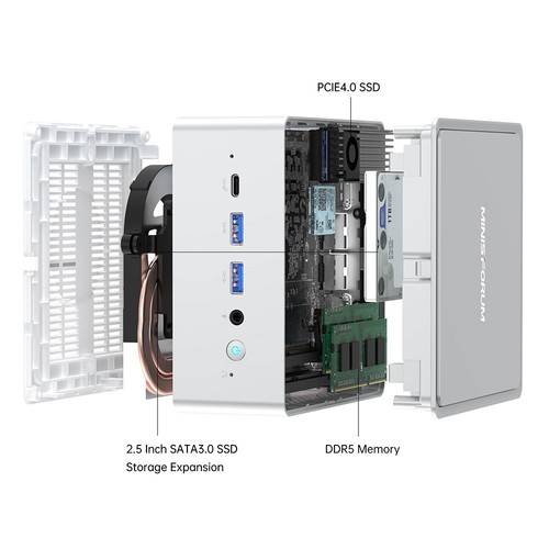 ミニPC Minisforum NPB5 i5 32B RAM / 512GB SSD MINISFORUM NPB5 Mini PC Intel i5 16GB DDR5 512GB SSD
