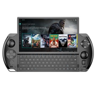 GPD Win 4 6-inch Handheld Game Laptop, AMD Ryzen 5 7640U 8 Cores Up to 4.9GHz, 16GB RAM 512GB SSD, 2.4G/5G Dual Band WiFi Bluetooth 5.2, 1*HDMI+2*DP Triple Display, 1*USB 4 2*USB 3.2 Type-C 1*Oculink 3*USB 3.2 Type-A 1*MicroSD Slot 1*RJ45 – EU