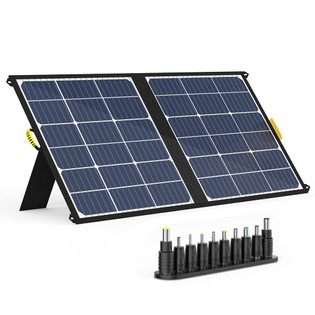 VTOMAN 100W Foldable Solar Panel, 22% Conversion Efficiency, IP65 Waterproof, Adjustable Kickstands