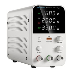 WANPTEK WPS1602 Sursă de alimentare CC reglementată Fișă albă din Marea Britanie
