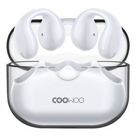 Coowoo Air Pro 6 Bluetooth Clip-on Open Ear Headphones White