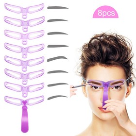 Reusable Eyebrow Stencils with Handle